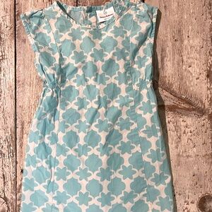 Hanna Anderson Blue Print Shift Dress